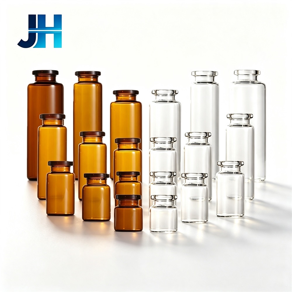 Amber Tubular Glass Vial for Light-Sensitive Drug & Vaccine Storage
