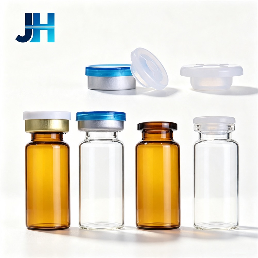 Low Borosilicate Tubular Vial with Rubber Stopper for Vaccine Packaging